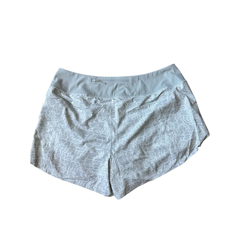 Athleta Run with it Printed Green Short size 2X - Picture 4 of 11